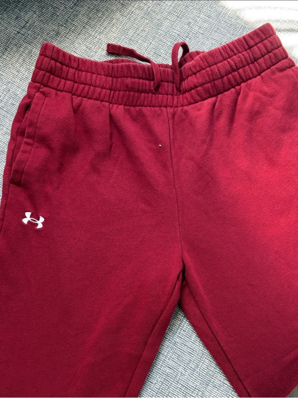 Under Armour Kids Deep Red Fleece Joggers